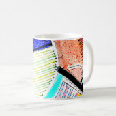 Abstract wiel koffiemok (Voorkant rechts)