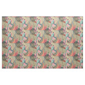 Abstract Wilde Roos Stof (Yard (91,4 cm))