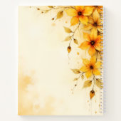 Abstract Wildflowers Floral Spiral-bound Journal (Dos)