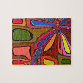 Abstract Window & Stain Glass Legpuzzel (Horizontaal)