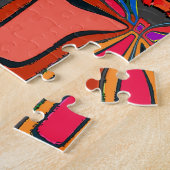 Abstract Window & Stain Glass Legpuzzel (Zijkant)