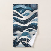 Abstract Winterwonderland Bad Handdoek (Handdoek)
