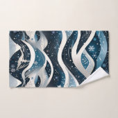 Abstract Winterwonderland Bad Handdoek (Handdoek)