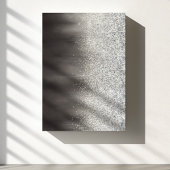 Abstract wit en grijs modern glitterschilderij canvas afdruk