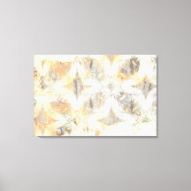 Abstract wit, grijs, Sinaasappel en blauw patroon