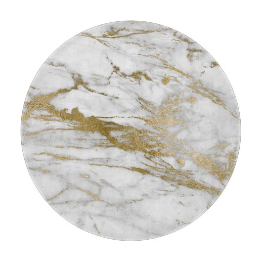 ABSTRACT WITTE GOLD TRAY SNIJPLANK (Voorkant)