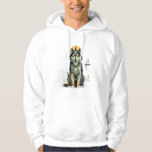Abstract Wolf Forest  Hoodie (Voorkant)