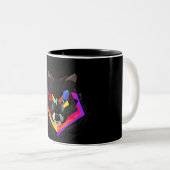 Abstract wolf mug (Devant droit)