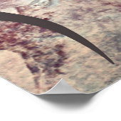 Abstract Wolf Print Poster (Hoek)