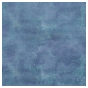 Abstract wolkenpatroon met blauwe Waterverf Stof