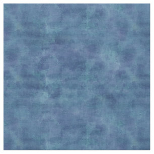 Abstract wolkenpatroon met blauwe Waterverf Stof