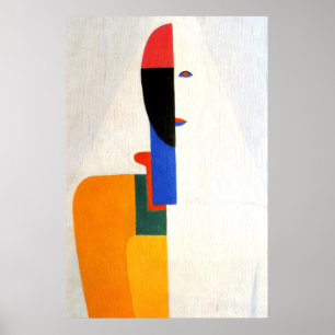 Abstract "Woman Torso" Poster