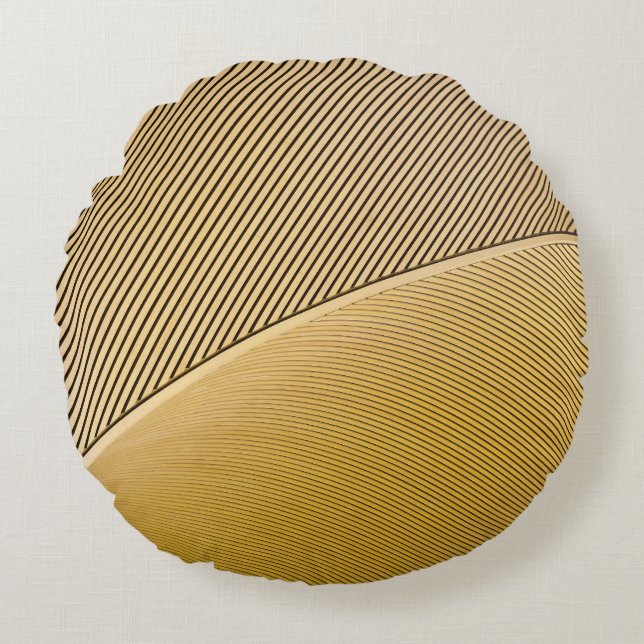 Abstract Wraps 14 Rond Kussen (Voorkant)