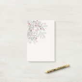 Abstract Xmas holidays mistletoe Post-it® Notes (Op bureau)