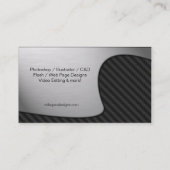 Abstract Yin Yang Graphic Design Visitekaartje (Achterkant)