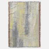 Abstract Zacht Hues Geel Deken (Voorkant Verticaal)