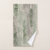 Abstract Zacht Hues Gray Beige Moss & Stone Bad Handdoek (Handdoek)