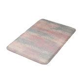 Abstract Zacht Hues Gray Beige Roze Badmat (Gekanteld)