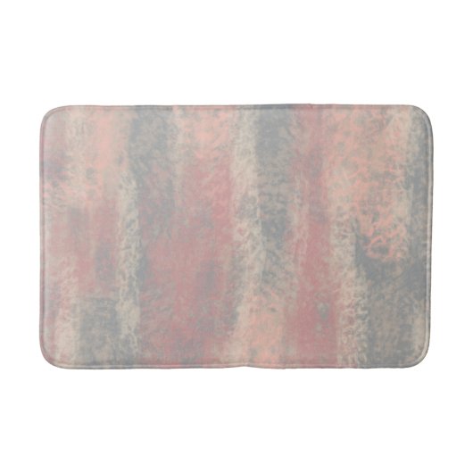Abstract Zacht Hues Gray Beige Roze Badmat (Voorkant)
