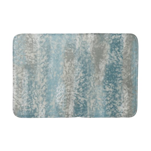 Abstract Zacht Hues Grey Blauwgroen Badmat (Voorkant)