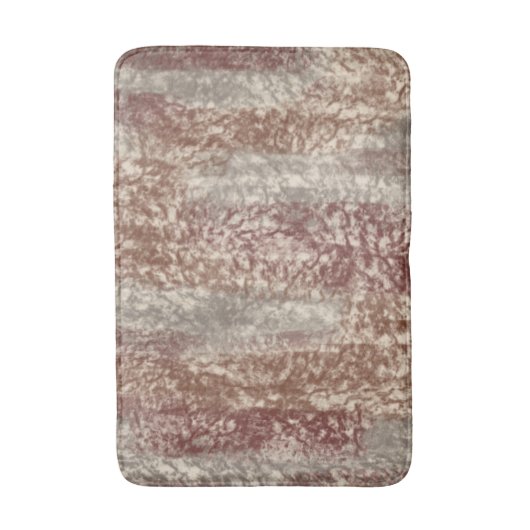 Abstract Zacht Hues Grijze beige wijn en chocolade Badmat (Voorkant Verticaal)