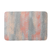 Abstract Zacht Koraal Peach Grey Badmat (Voorkant)