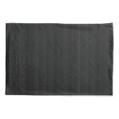 Abstract Zachte Hues Deep Charcoal Subtle Stripe Kussensloop (Achterkant-Links)