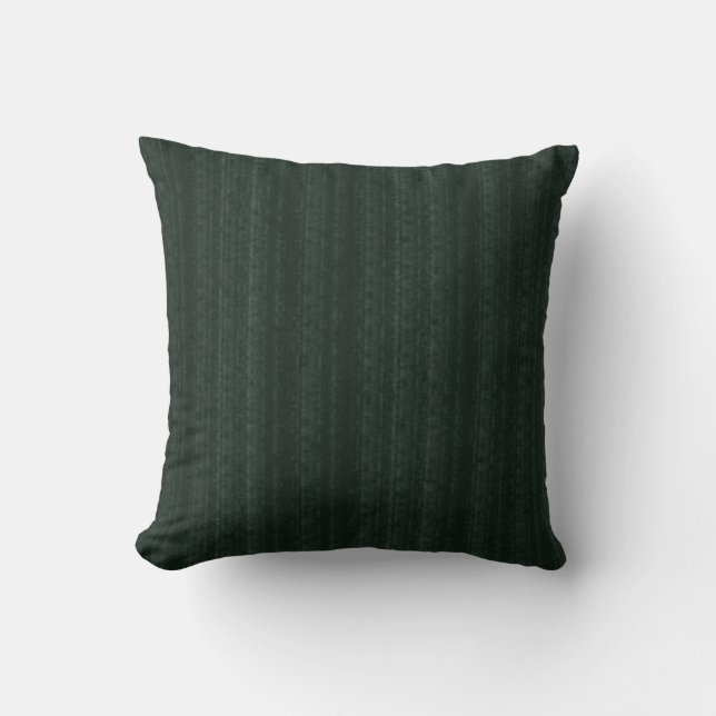 Abstract Zachte Hues Deep Green Subtle Stripe Kussen (Voorkant)