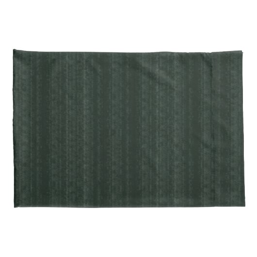 Abstract Zachte Hues Deep Green Subtle Stripe Kussensloop (Achterkant-Rechts)