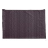Abstract Zachte Hues Deep Plum Subtle Stripe Kussensloop (Achterkant-Rechts)