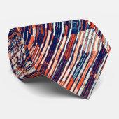 Abstract zakelijk stropdas met diagonale lijnen (Opgerold)