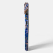 Abstract zandstrandpatroon waterschuim monogram Case-Mate iPhone case (Achterkant / Links)