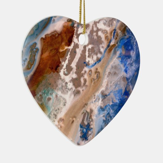 Abstract zandstrandpatroon waterschuimpatroon keramisch ornament (Rechts)