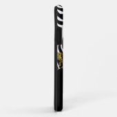 Abstract Zebra - Rood zwart - wit goud Case-Mate iPhone Case (Achterkant/rechts)