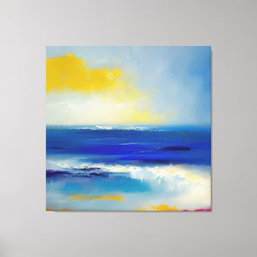 Abstract Zee 04 Canvas Afdruk (Voorkant)