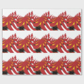 ABSTRACT ZEE ANEMONE CADEAUPAPIER (Vlak)