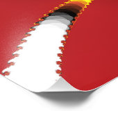 ABSTRACT ZEE ANEMONE FOTO AFDRUK (Hoek)