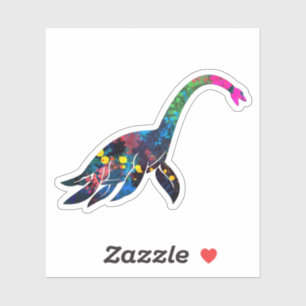 Abstract Zee Dinosaur bekend als Plesiosaurus Sticker