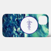 Abstract Zee, winterlandschapskunst Case-Mate iPhone Case (Achterkant (horizontaal))