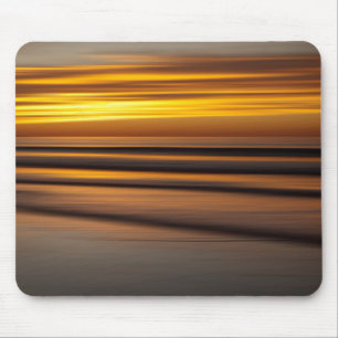 Abstract zeegezicht bij zonsondergang, CA Muismat