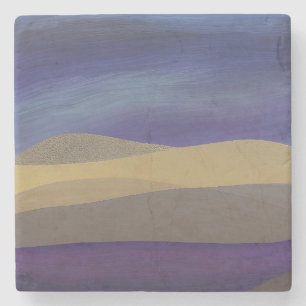 Abstract Zeegezicht Gebroken Duinen 15 Stenen Onderzetter