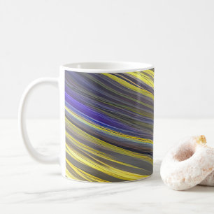 Abstract Zeegezicht Gebroken Golven 06 Koffiemok