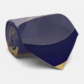 Abstract Zeegezicht Gebroken Golven 07 Stropdas (Opgerold)