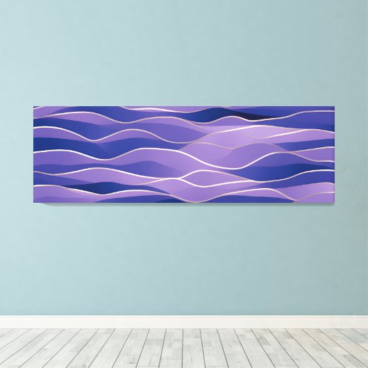 Abstract zeegezicht gebroken golven 26 canvas afdruk (Insitu (Houten vloer))