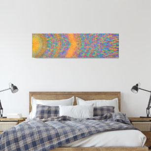 Abstract zeegezicht gebroken golven 27 canvas afdruk