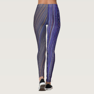 Abstract zeegezicht gebroken golven 31 leggings