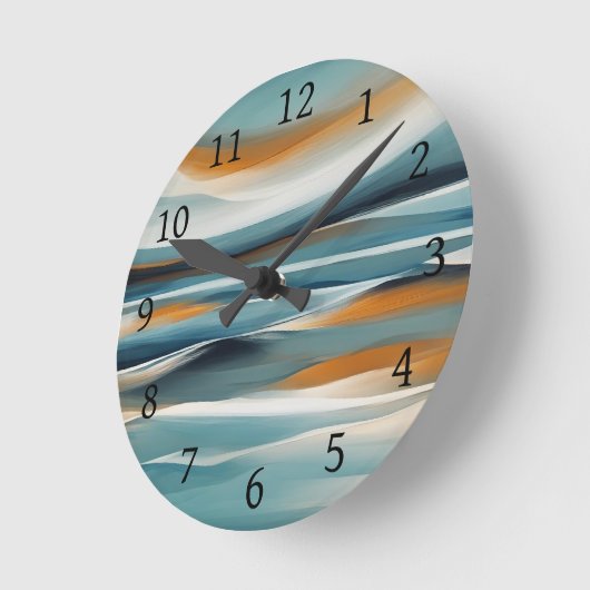 Abstract Zeegezicht Zee Ocean Design 316 Ronde Klok (Hoek)