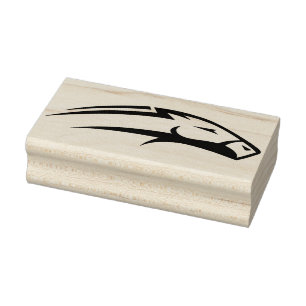 abstract zegel voor racepaarden rubberstempel