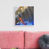 Abstract zeil canvas afdruk (Insitu (Woonkamer))