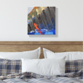 Abstract zeil canvas afdruk (Insitu (Slaapkamer))